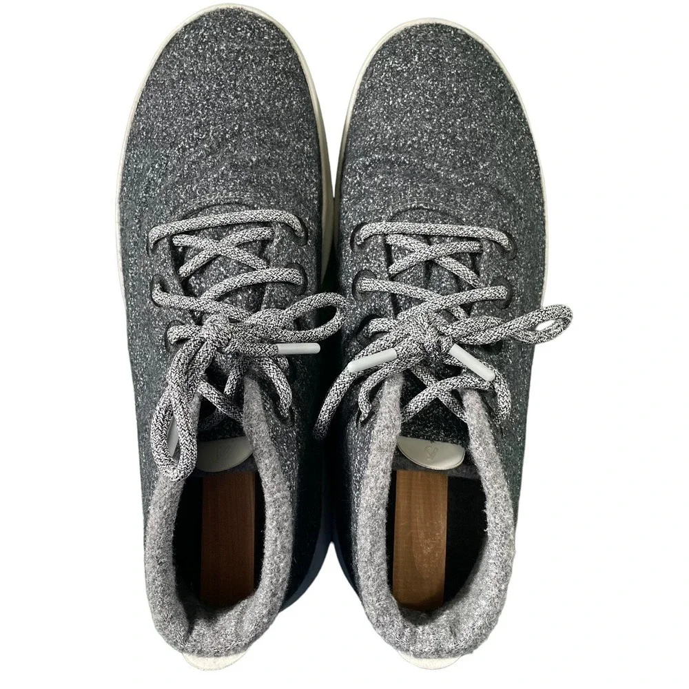 Allbirds Mizzle High Top Wool Runners Mens Size 14 Grey Charcoal